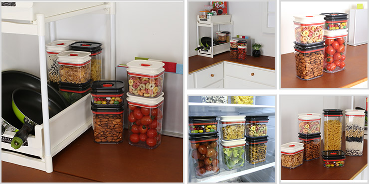 按压式真空密封盒