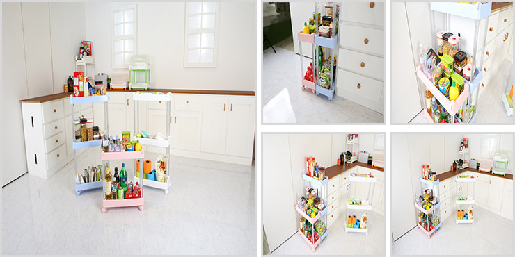 Crystal Slim Shelf Rack